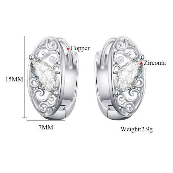 18K Gold Plated Australian CZ Crystals - Picture 4 of 6